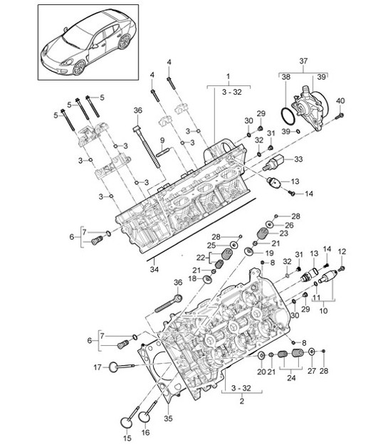 Diagram 103-006 Porsche Taycan Turbo 