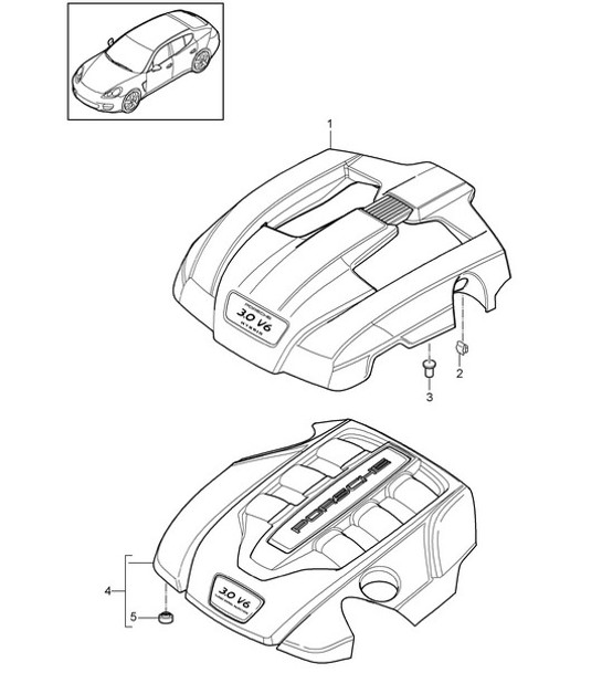 Diagram 103-040 Porsche Cayenne MK1 (955) 2003-2006 Motore
