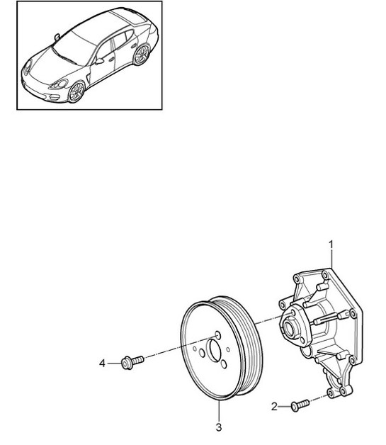 Diagram 105-010 Porsche Macan Petrol 2.0L 265Bhp