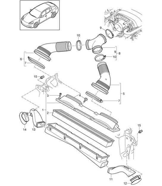 Diagram 106-000 Porsche Taycan Berlina Sportiva 
