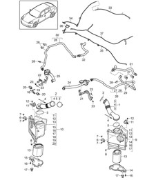 Bijlage / Luchtfiltersysteem (Model: 4840,CXPA, CXRA,CXR+ PR:015) Panamera 970 (G1) 4.8L GTS 2010-16