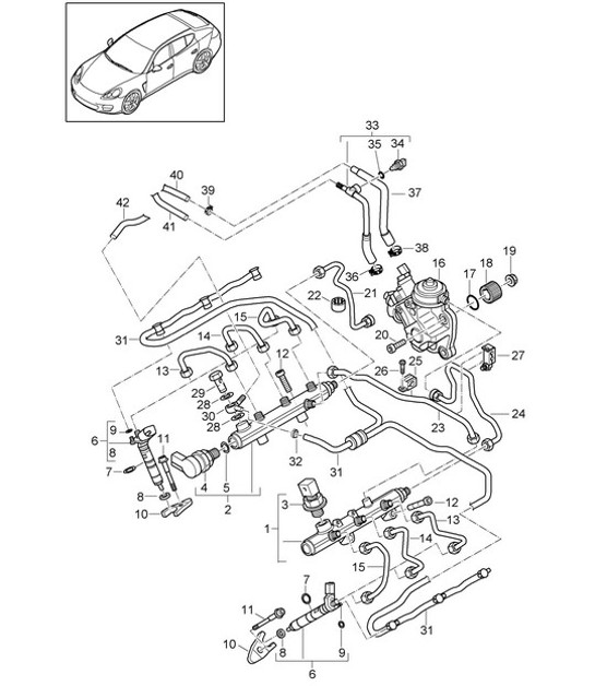 Diagram 107-040 Porsche Cayenne 9YB 2023>> 