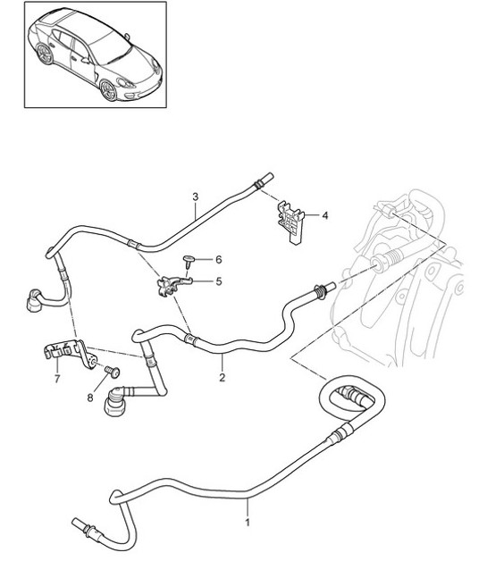 Diagram 201-030 Porsche Taycan 4S Cross Turismo 