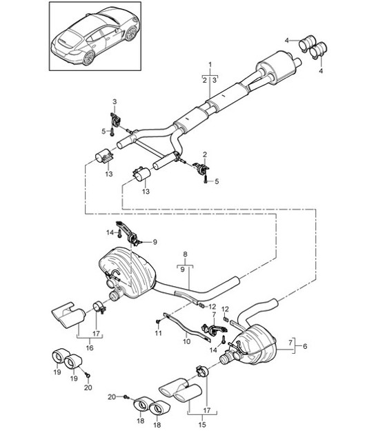 Diagram 202-075 Porsche Taycan (9J1) MK2 2024>> 