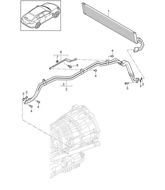 Diagram 360-000 Porsche 991 Carrera C2 3.4L（350马力） 传播