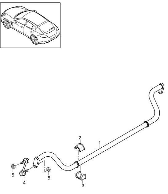 Diagram 402-010 Porsche Cayenne MK1 (955) 2003-2006 Assale anteriore, sterzo 