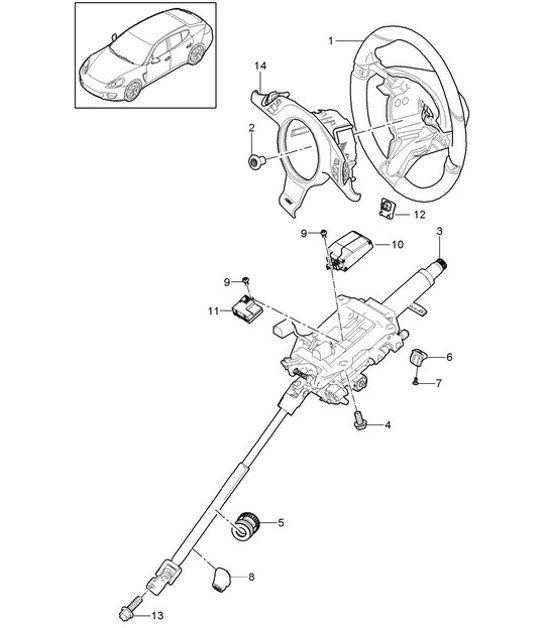 Diagram 403-051 Porsche Macan-e Turbo électrique 470 kW / 639 ch 