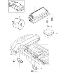 安全气囊 Panamera 970 (G1) 2014>>