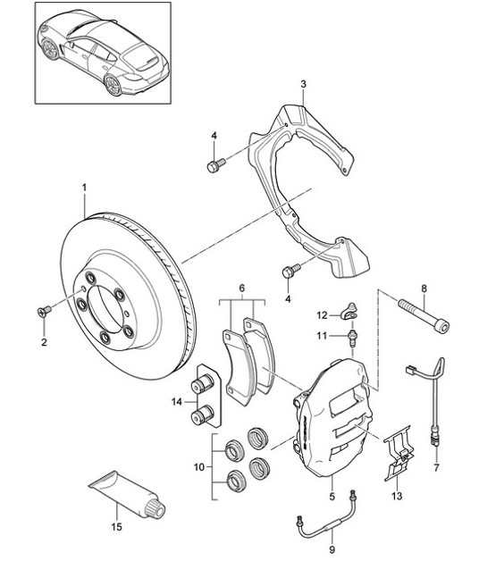 Diagram 603-000 Porsche 卡宴 Turbo E-Hybrid Coupe 配备 GT 套件 V8 4.0 739Hp 