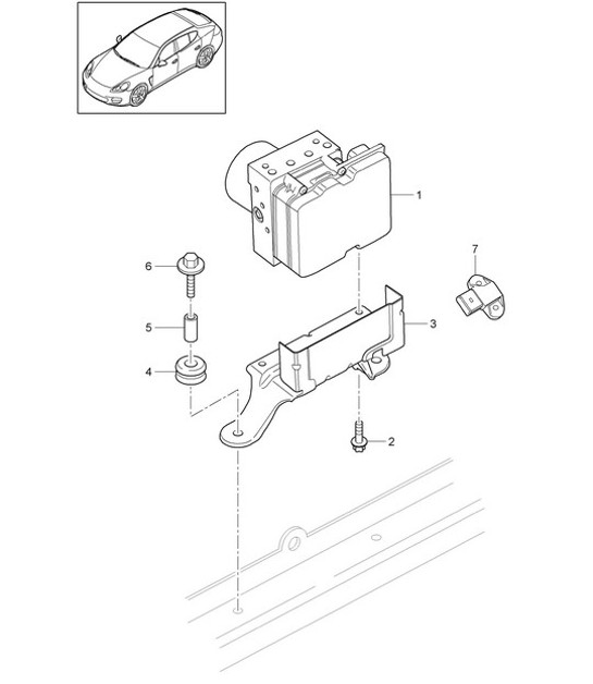 Diagram 605-000 Porsche 356 (1950-1965) Roues, Freins