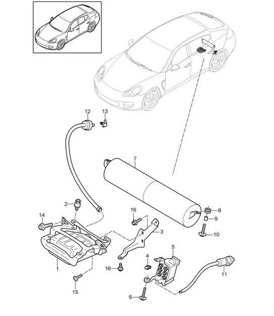 Diagram 606-000 Porsche Cayenne Turbo S 4.5L 2006>> Ruote, freni