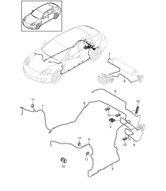 Diagram 606-010 Porsche 911 1978-1983 3.0L / SC Wheels, Brakes