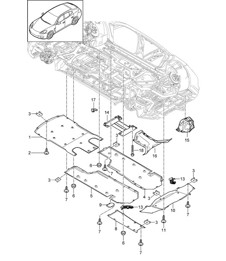 Trim / Underbody Panamera 970 (G1) 2010-16