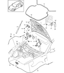 前盖 Panamera 970 (G1) 2010-16