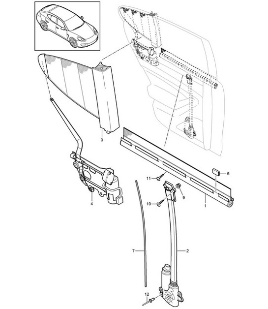 Diagram 804-050 Porsche Taycan GTS 