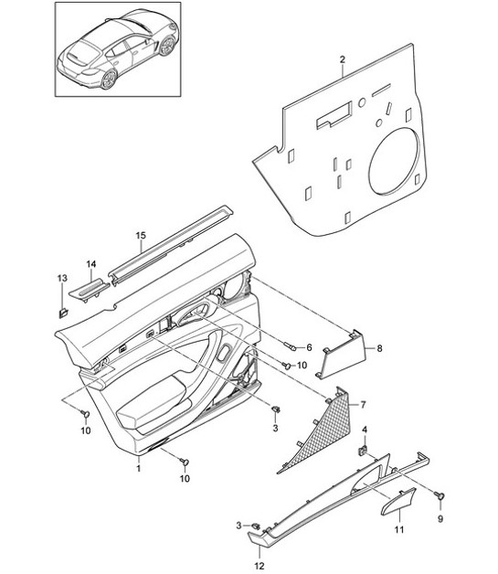 Diagram 807-012 Porsche Cayman 718C (982C) 2017>> Body
