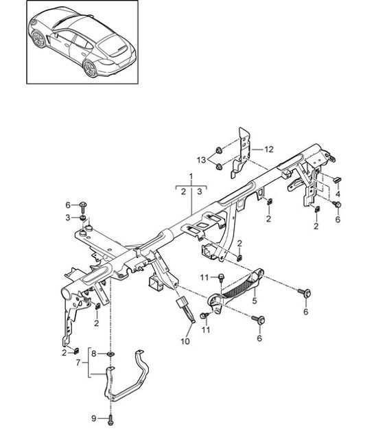 Diagram 809-020 Porsche Macan-e (95C) Electric 2024>> 
