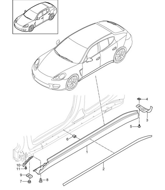Diagram 810-005 Porsche Cayenne 3.6L 2007>> Body