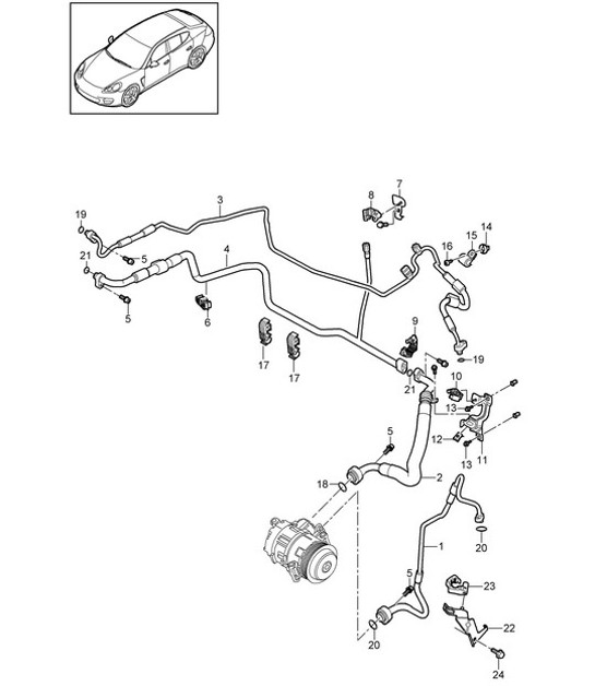 Diagram 813-025 Porsche 卡宴 Turbo S 4.5L 2006>>  车身