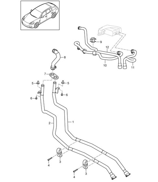 Diagram 813-055 Porsche 964 (911) C2 1989-93 Body