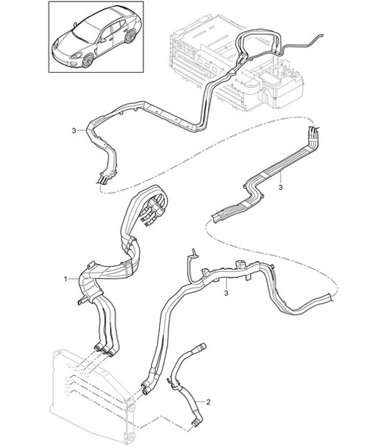 Diagram 901-030 Porsche 9YA Cayenne Coupe V6 3.0L Petrol 340Hp 2019-23 