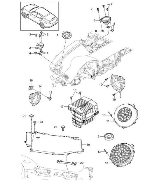 Diagram 911-005 Porsche Taycan (9J1) MK2 2024>> 