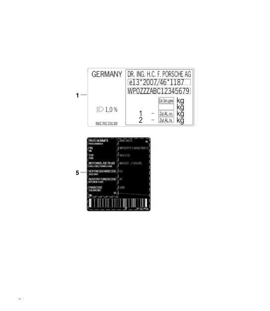 Diagram 003-020 Porsche 992 Carrera 4 3.0L 