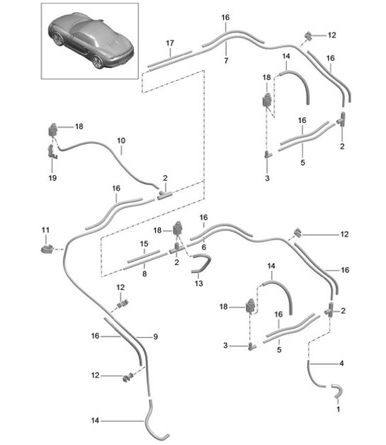 Diagram 107-015 Porsche 卡宴 Turbo E-Hybrid Coupe 配备 GT 套件 V8 4.0 739Hp 