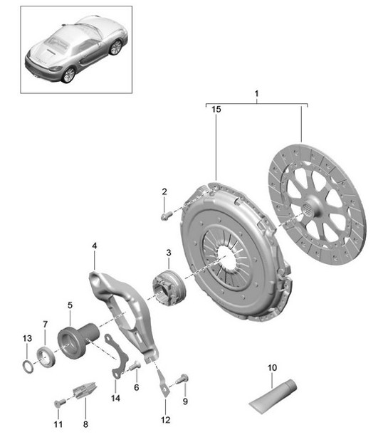 Diagram 301-000 Porsche 928GTS 5.4L 1992-95 