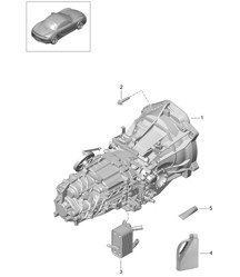 Caja de cambios manual / Transmisión de repuesto (Modelo: G8100,G8120) 981 Boxster / Boxster S 2012-16