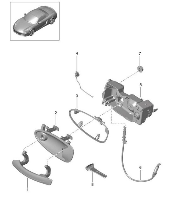 Diagram 804-020 Porsche Cayenne 3.2L V6 2003>> Body