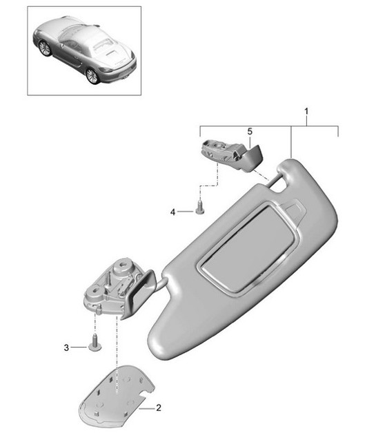 Diagram 807-067 Porsche 911/912 (1965-1989) Carrosserie