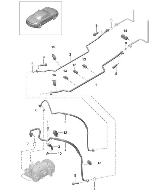 Diagram 813-025 Porsche 997 GT3 2007>> Body