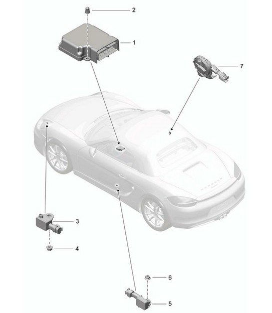 Diagram 901-005 Porsche 卡宴 Turbo V8 4.0L 汽油 550Hp 