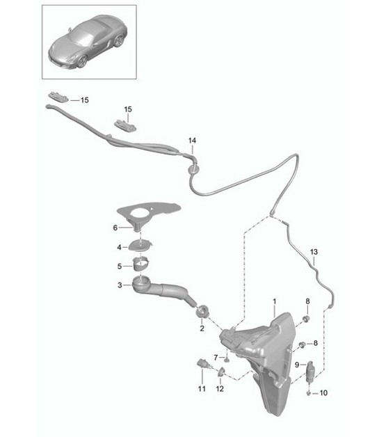 Diagram 904-010 Porsche 卡宴 GTS V8 4.8L 汽油 400HP 电子设备