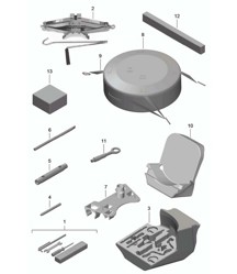 Tool jack 981C Cayman / Cayman S 2014-16