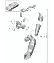 Luftfilter 981C Cayman / Cayman S 2014-16