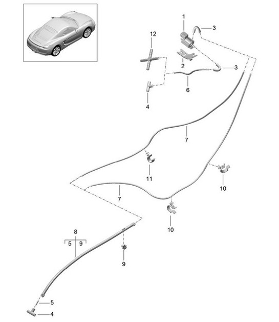 Diagram 202-015 Porsche Taycan (9J1) MK1 2020-2024 