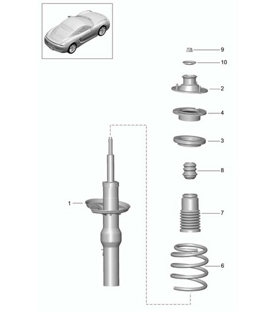 Diagram 502-000 Porsche Taycan Turbo GT con pacchetto Weissach Berlina sportiva 
