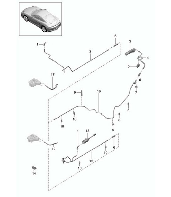 Diagram 702-008 Porsche Panamera 4S E-Hybrid 2.9L V6 