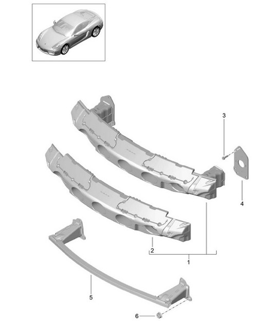 Diagram 802-020 Porsche Cayenne S V8 4.2L Diésel 382 CV Carrocería