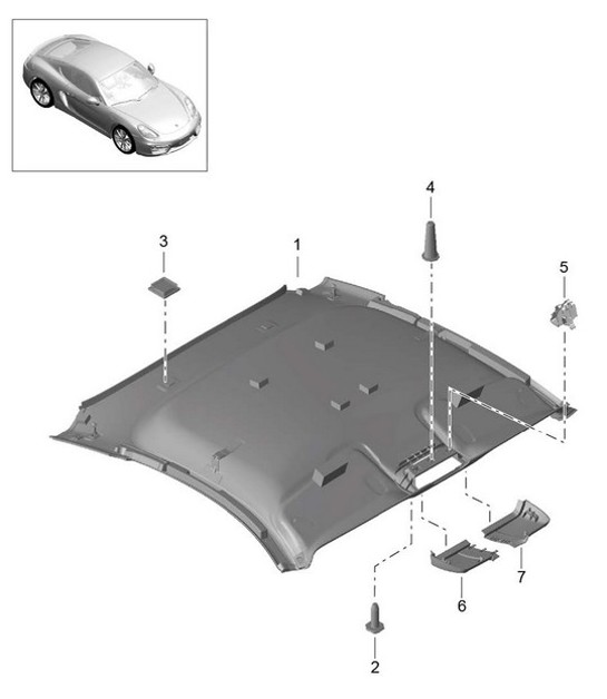 Diagram 807-008 Porsche 944 1982-1991 