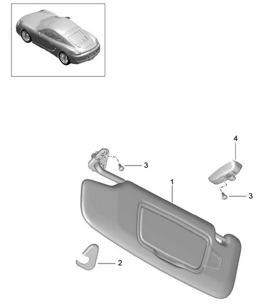 Diagram 807-067 Porsche 卡宴 S/GTS 4.8L 2007>>  车身