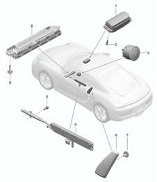 Airbag 981C Cayman / Cayman S 2014-16