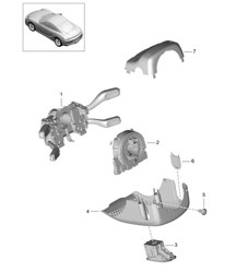 转向柱开关 981C Cayman / Cayman S 2014-16