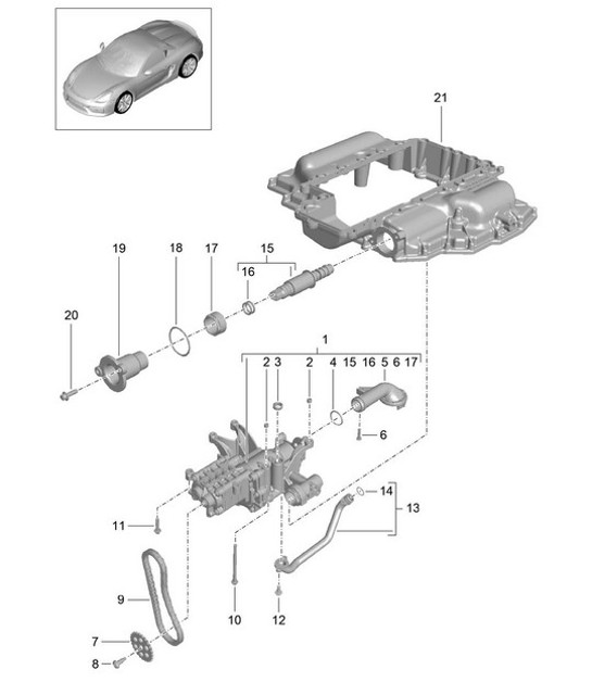 Diagram 104-000 Porsche Macan (95B) MK2 2019-2021 