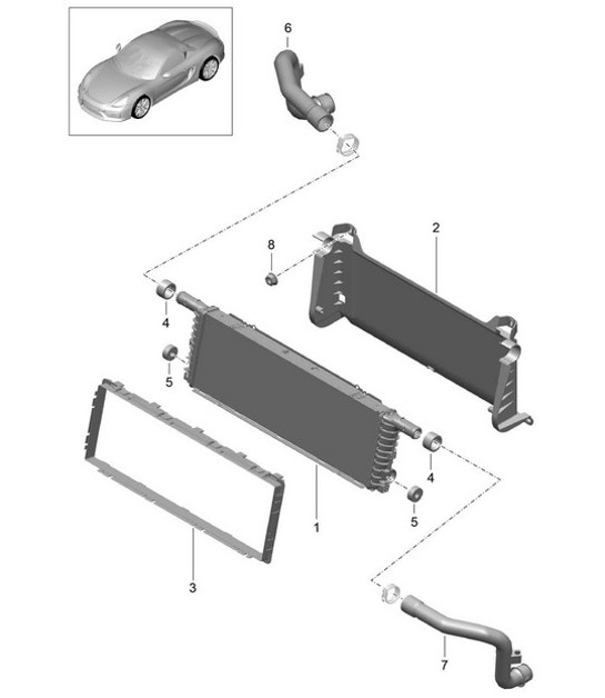 Diagram 105-017 Porsche Cayenne Turbo E-Hybrid Coupé con pacchetto GT V8 4.0 739 CV 
