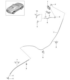 Impianto di scarico / Controllo - PR:XLF, Impianto di scarico sportivo - 981.SP Boxster Spyder 2016