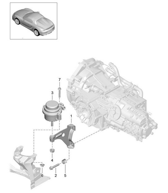 Diagram 306-000 Porsche 918 Spyder 2014-2015 