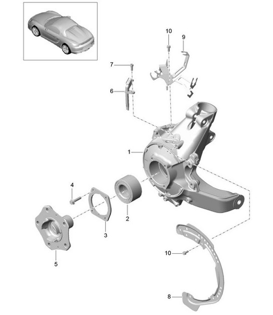 Diagram 501-000 Porsche Taycan (9J1) MK2 2024>> 